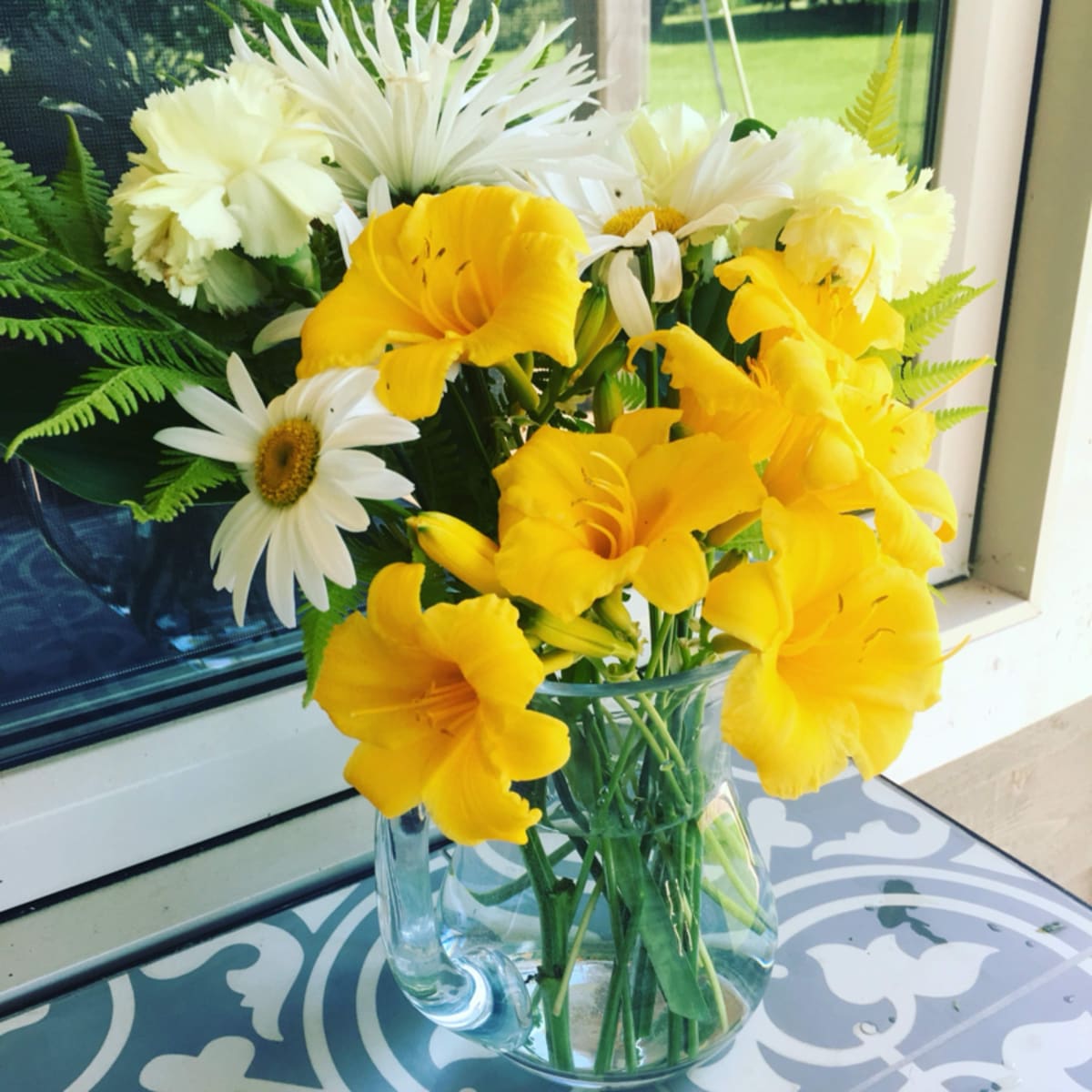 Beautiful flower bouquet showcasing spring blooms