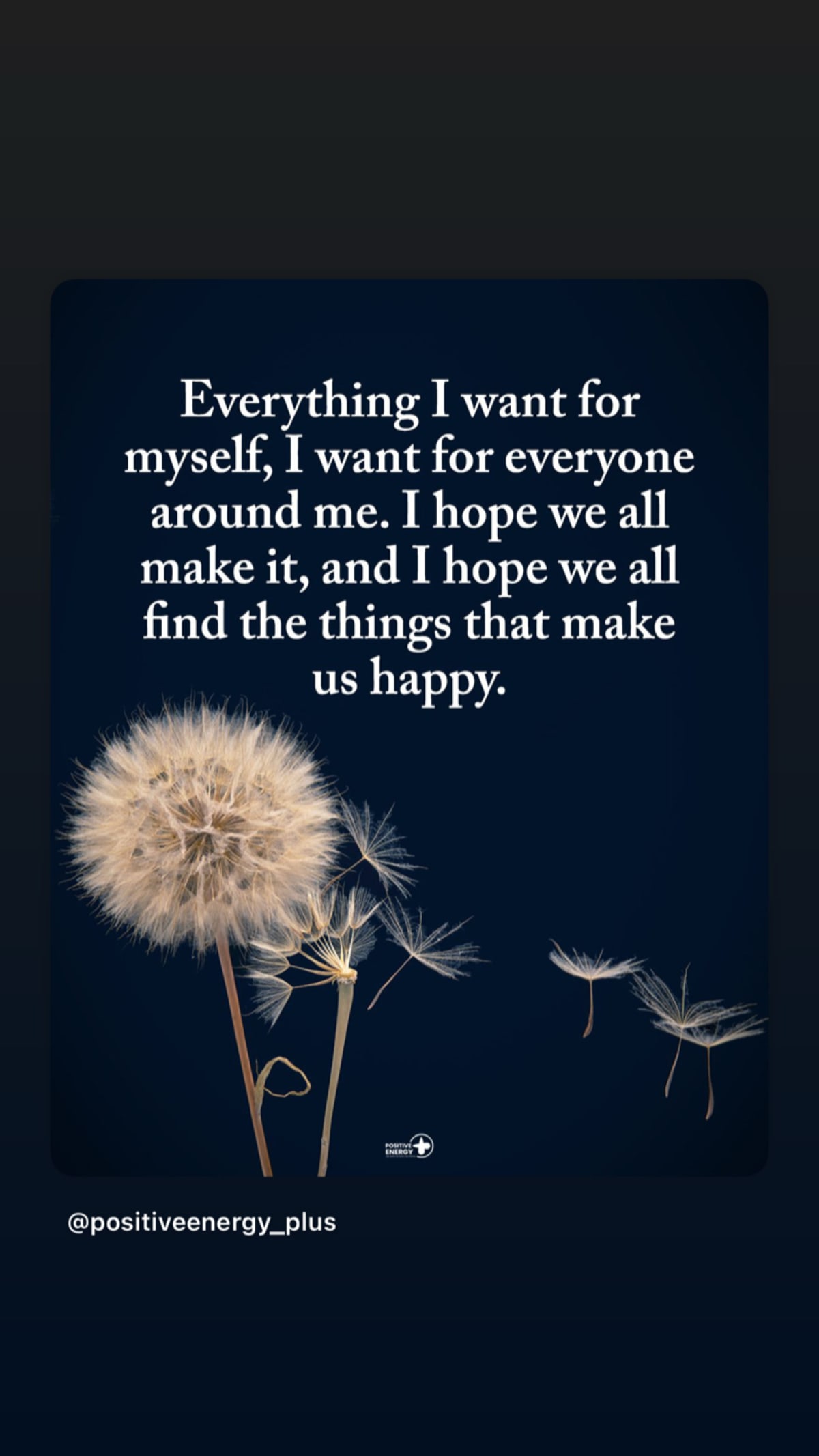 Inspirational quote about dandelions