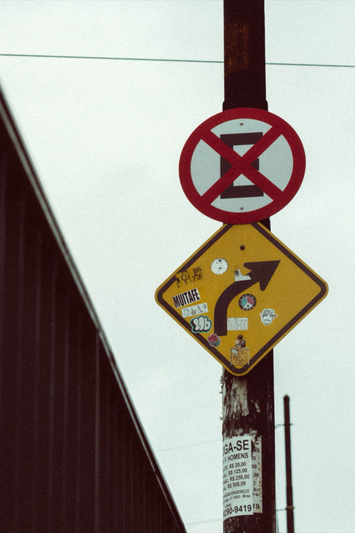 Road signs in different languages