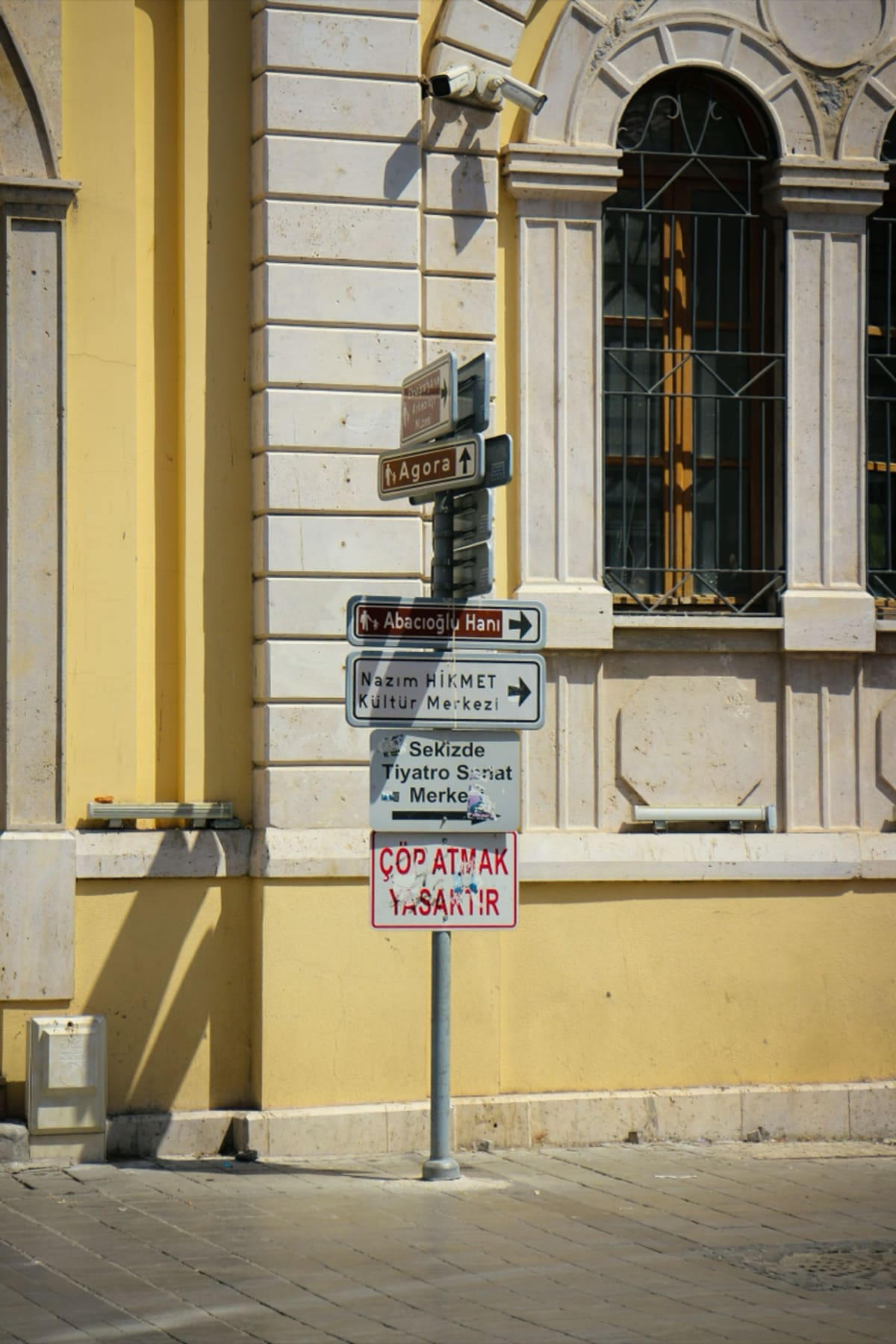 Various warning signs