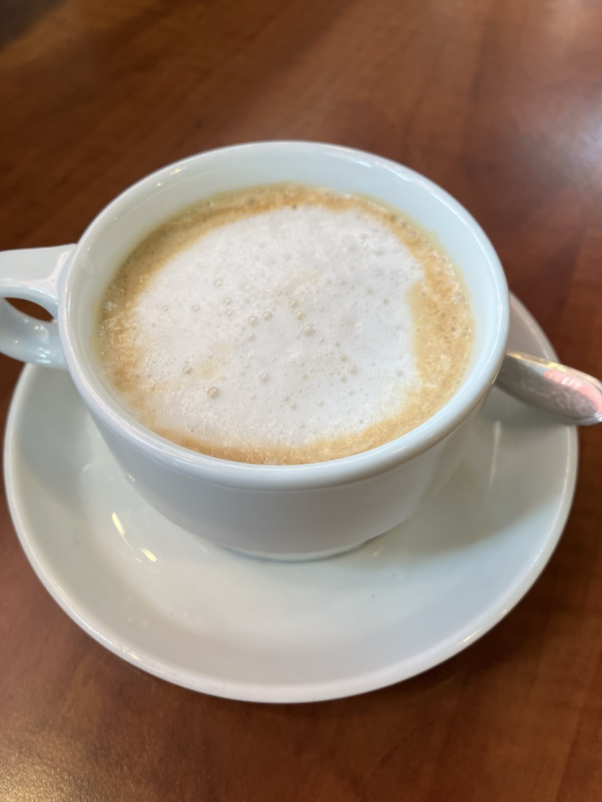 Coffee with cream in a favorite mug