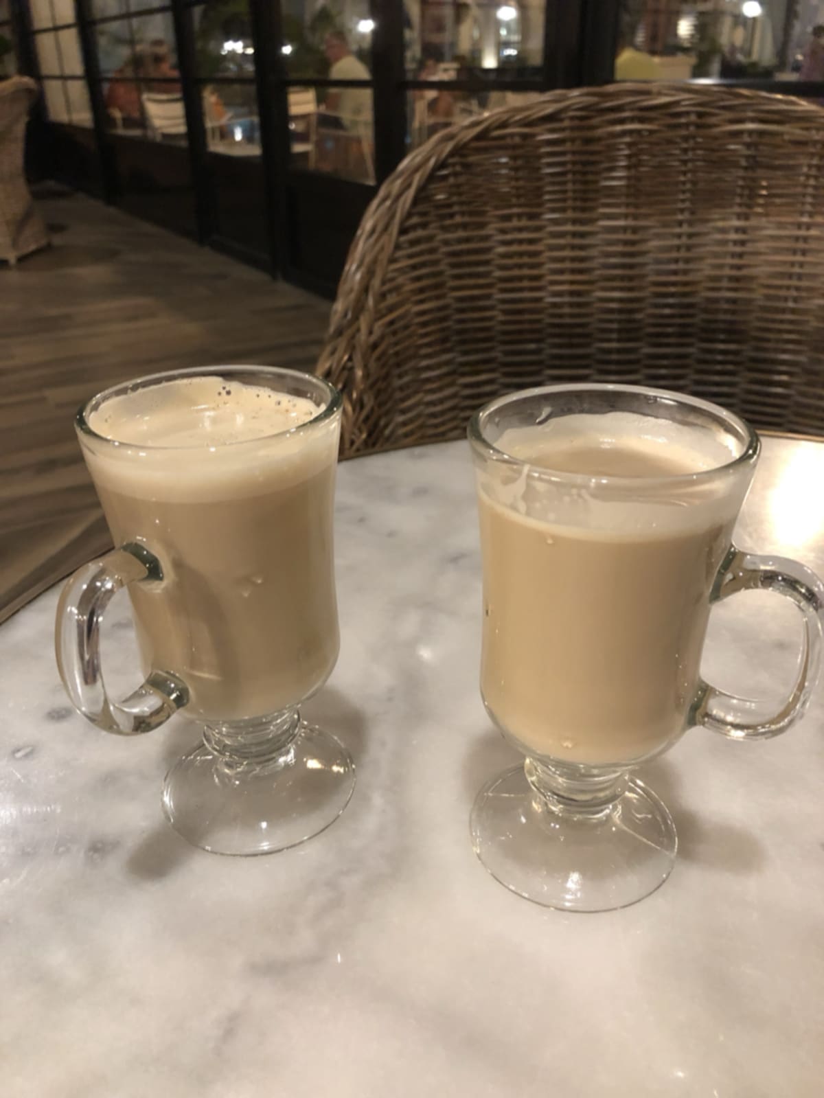 Warm coffee cup in hands