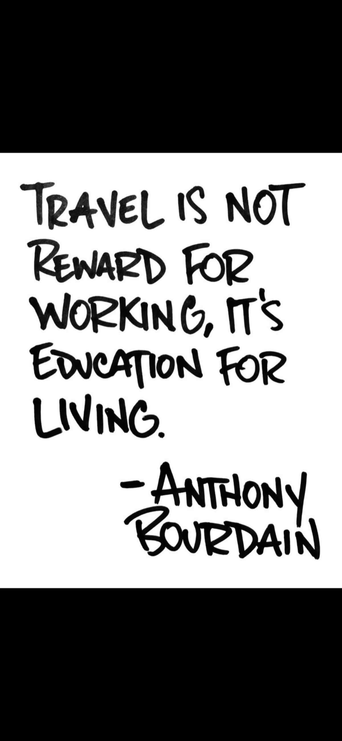 Travel is education