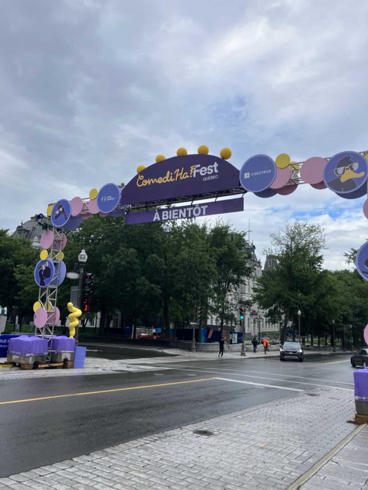 Quebec Comedy Festival scene