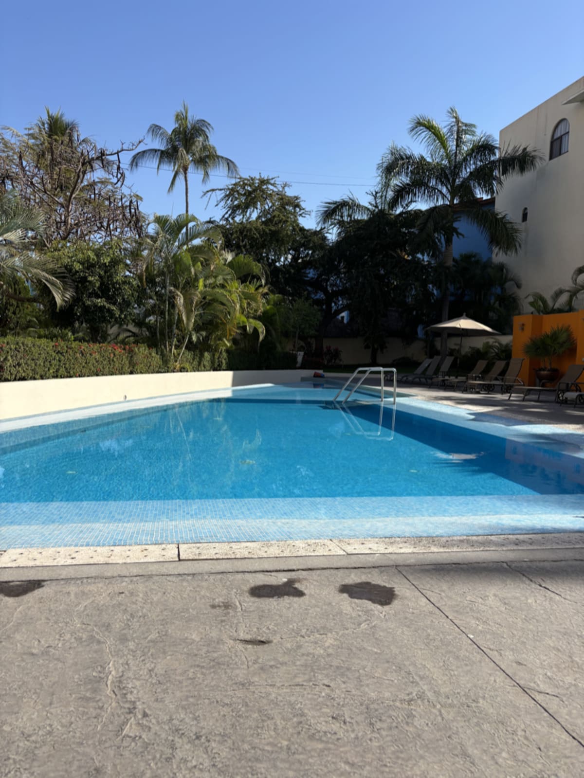 Condo pool area in Puerto Vallarta