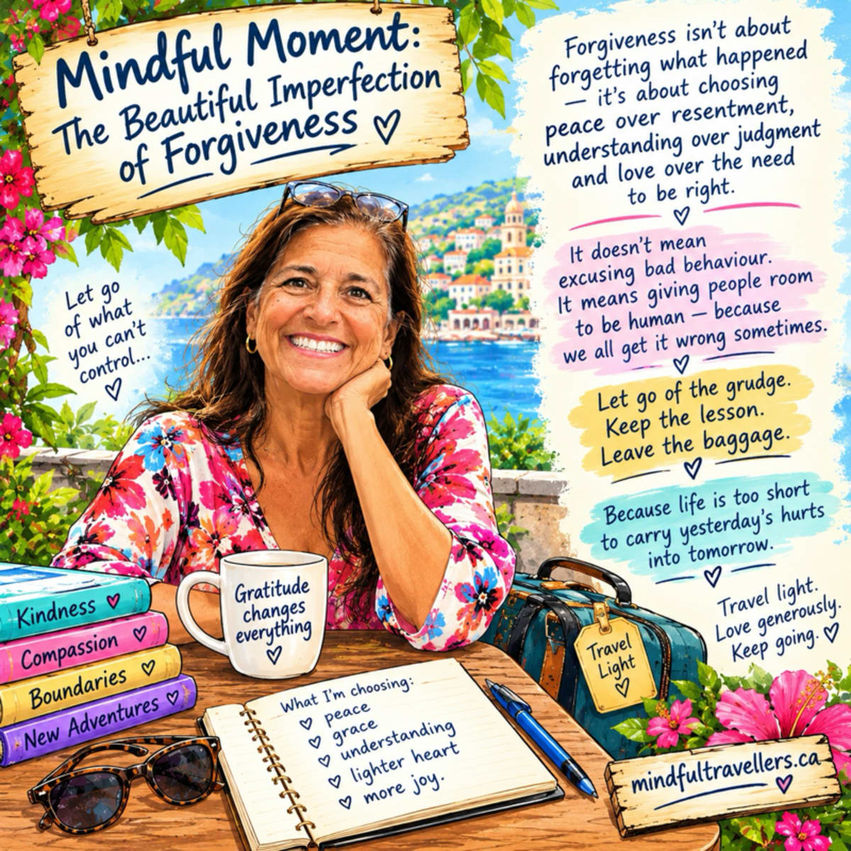 Forgiveness isn't always easy. We're all imperfect humans trying to figure this life out as we go. Maybe forgiveness is about deciding that one imperfect moment doesn't have to define an entire relationship.