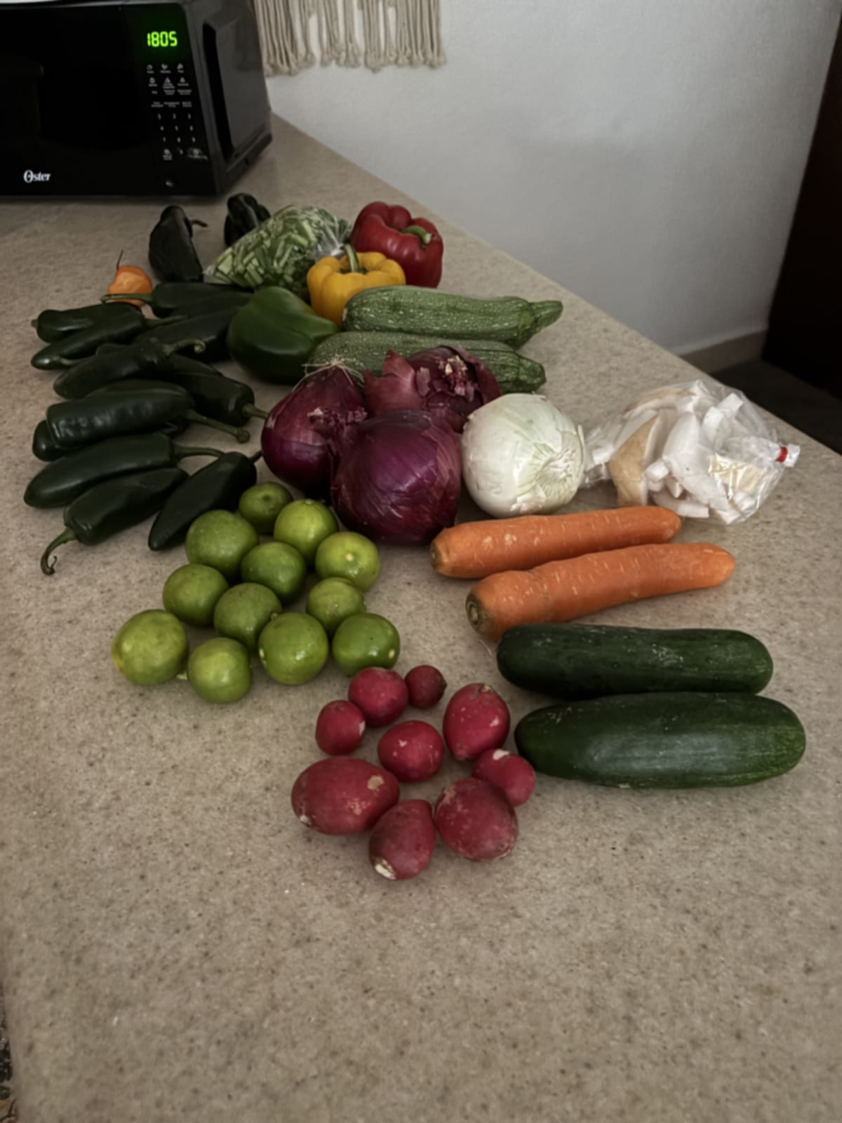 Fresh vegetables at a local market, a glimpse into everyday life while travelling