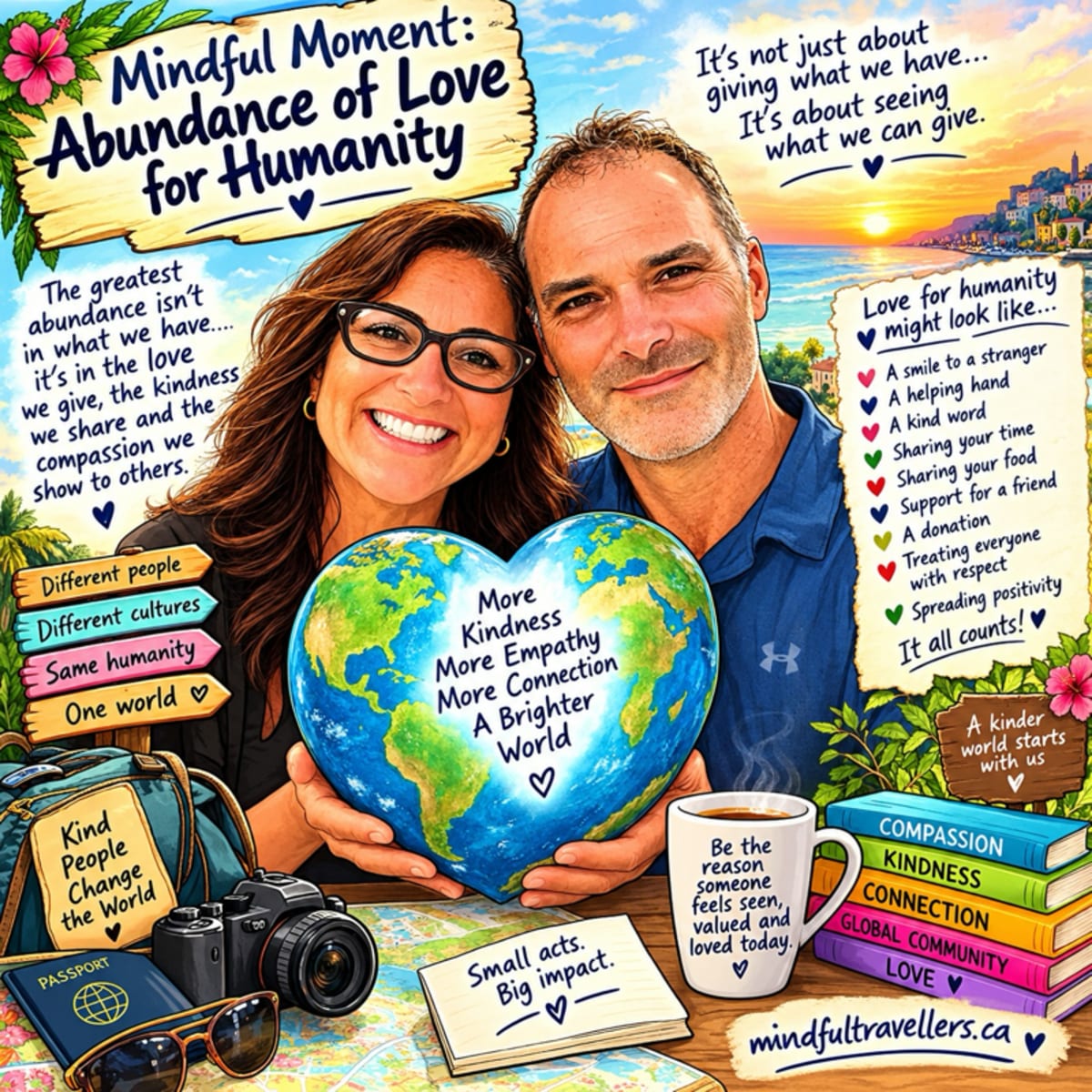What if we looked at the world through the lens of love? The richest kind of abundance isn't measured by what we keep, but by the love, kindness and generosity we have to share.