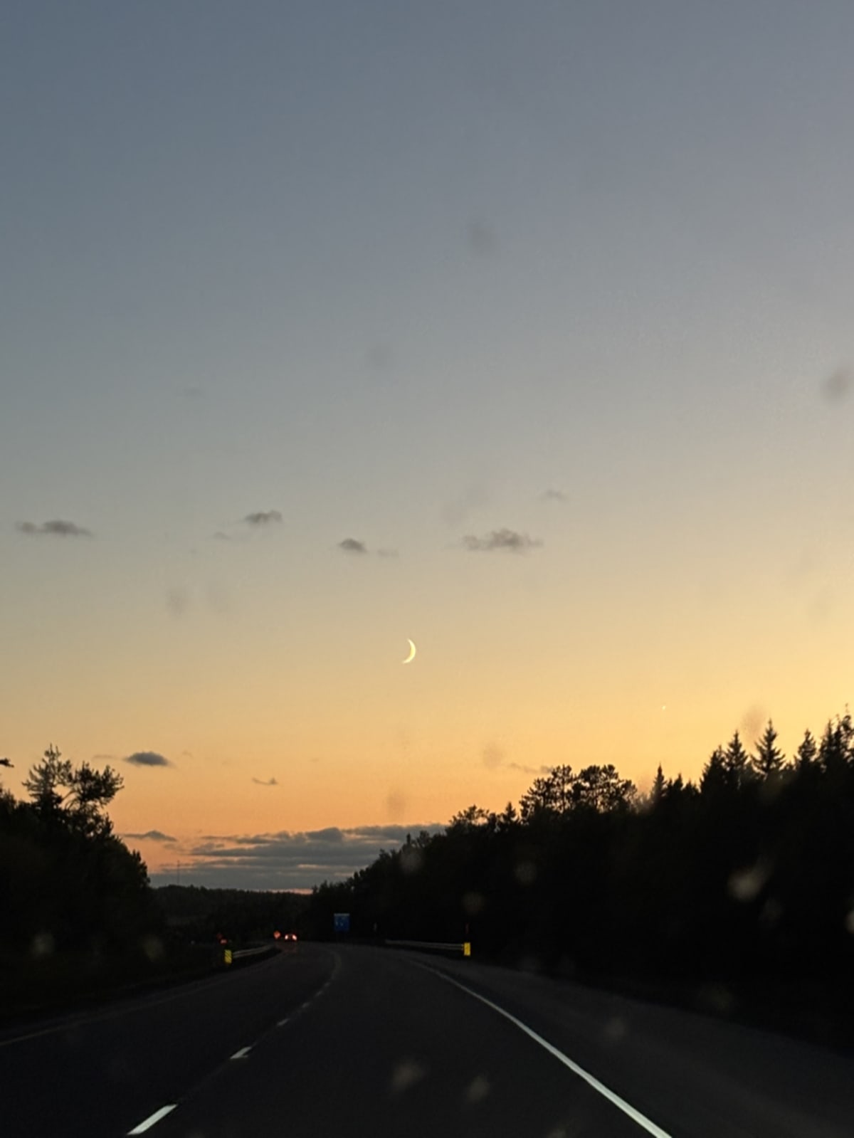 A beautiful night sky, a reminder of the luck and wonder that finds us when we least expect it