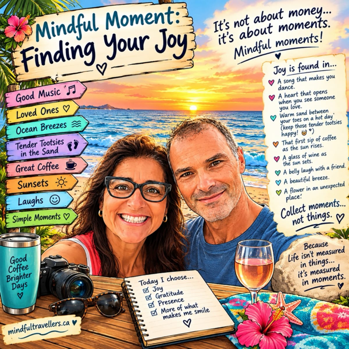 Where do you find your joy? Some of life's sweetest moments don't cost a thing. It's not about having more, it's about noticing more.